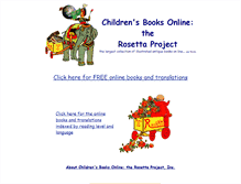 Tablet Screenshot of childrensbooksonline.org